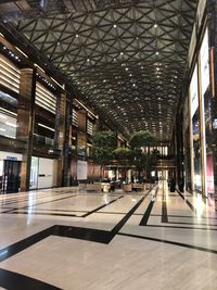 Interior of modern building