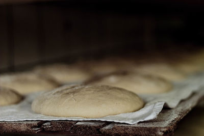 Close-up of bread in store