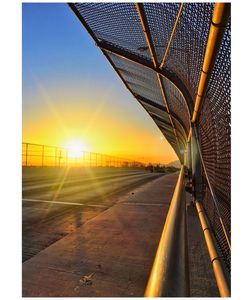 Scenic view of sunset against sky