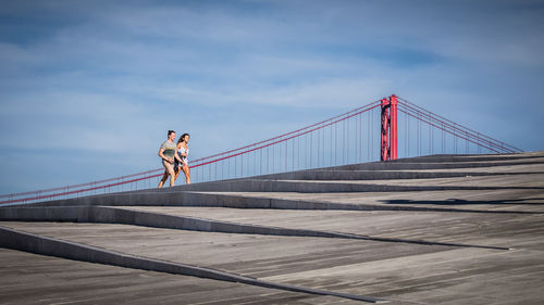 Golden gate bridge against sky