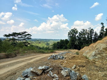 Scenic view of landscape against sky