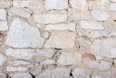 Full frame shot of stone wall