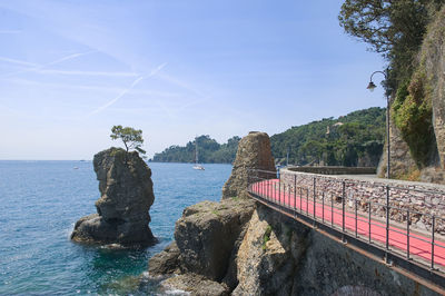 Panoramic view of sea against sky