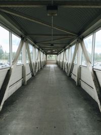 Interior of bridge