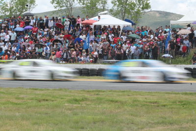 People on city street