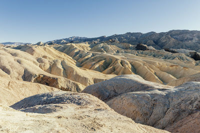 Scenic view of landscape against clear sky