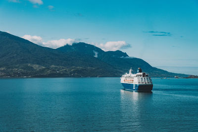 Ship in ocean