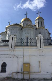 Low angle view of cathedral against sky