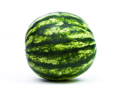 Close-up of apple against white background