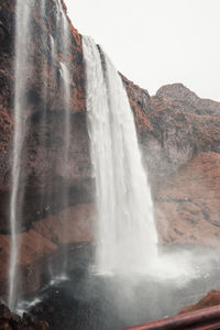 View of waterfall