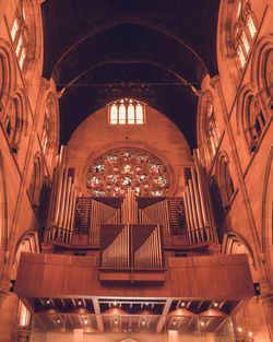 Low angle view of ceiling