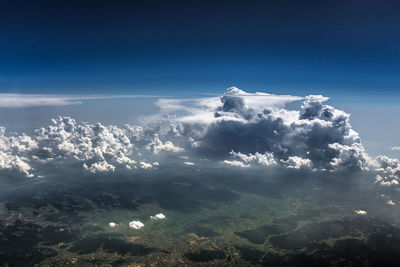Aerial view of landscape