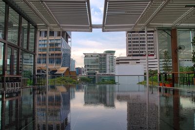 Modern buildings in city