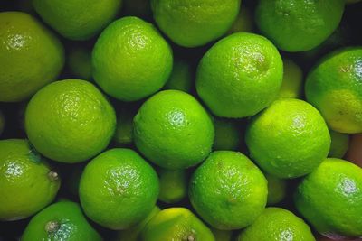 Full frame shot of lemons for sale at market