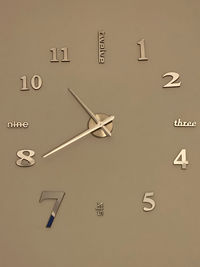 Close-up of clock