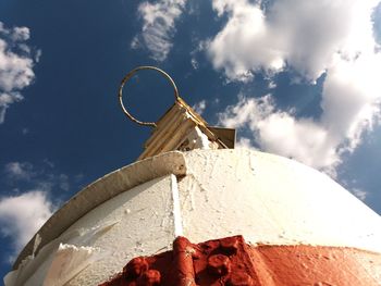 Low angle view of building against sky