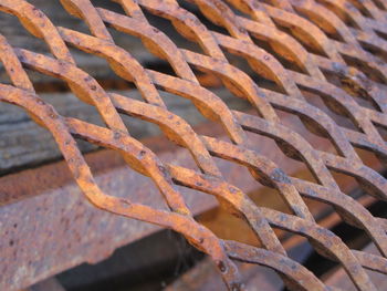 Full frame shot of rusty metal
