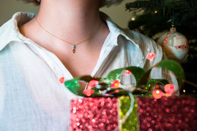 Close-up of christmas decorations