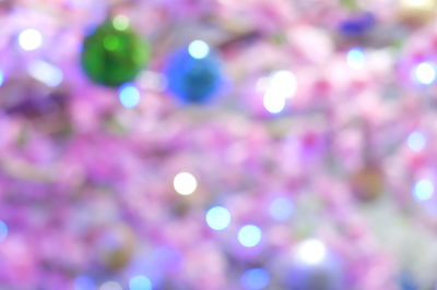 Full frame shot of defocused lights