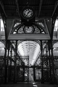 Interior of clock