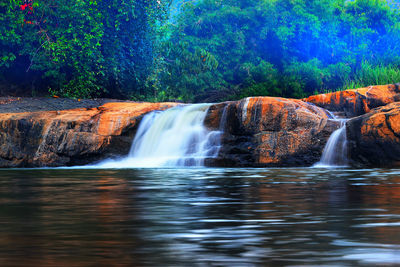 Waterfall in forest