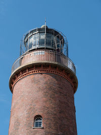 Low angle view of tower against sky