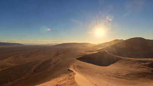 Early day in namib desert