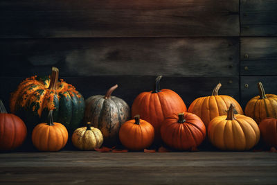 Pumpkins on pumpkin