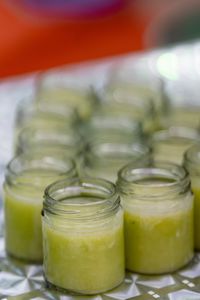 Close-up of drink on table