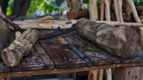 Close-up of old wood