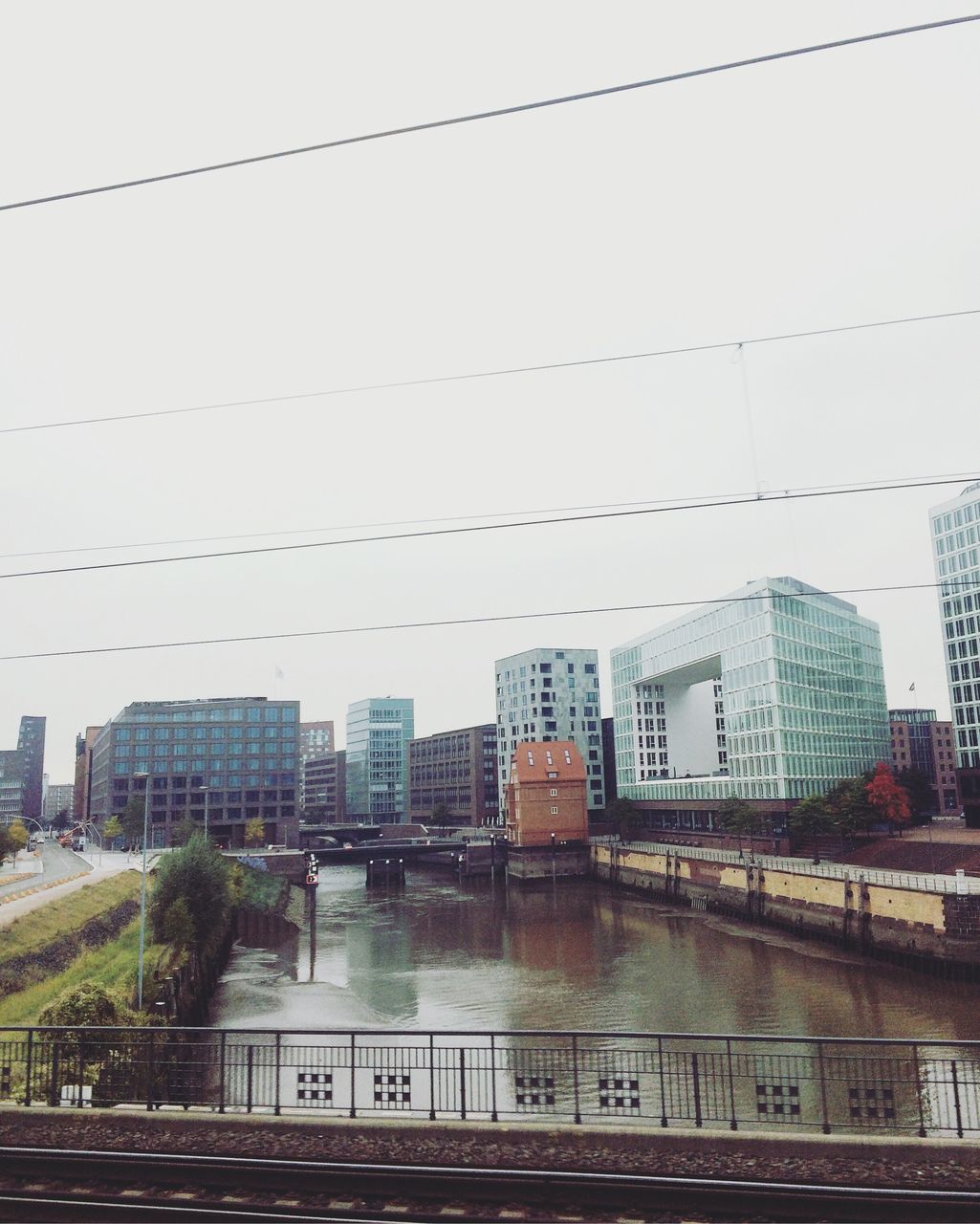 BRIDGE OVER CANAL IN CITY