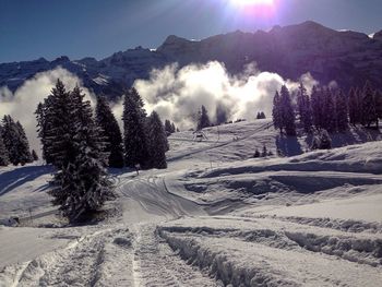 Road passing through mountains