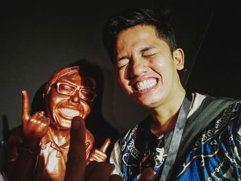 Portrait of smiling man