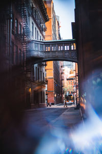 Street amidst buildings in city