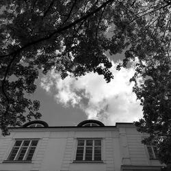 Low angle view of building against sky
