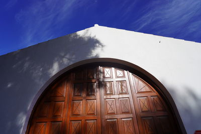 Low angle view of building against sky