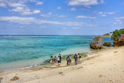 People at beach