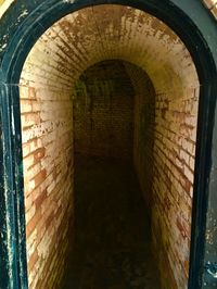 Archway leading to tunnel