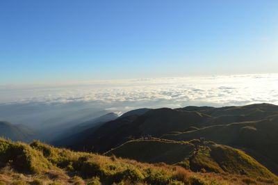 Scenic view of landscape against sky