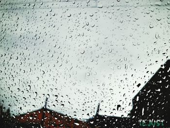 Raindrops on window