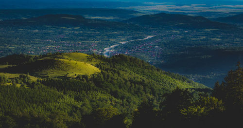 Scenic view of mountains