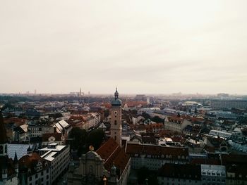 High angle view of cityscape