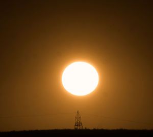 Scenic view of sunset against sky