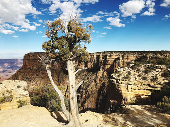 View of rock formations