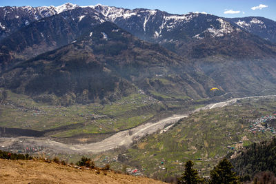 Scenic view of mountains