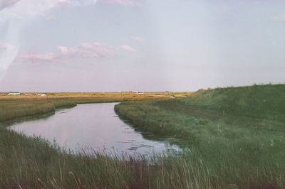 Scenic view of landscape against sky