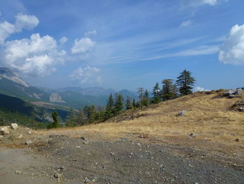 Scenic view of landscape against sky