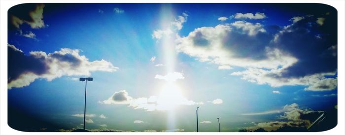 Low angle view of cloudy sky