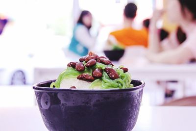 Close-up of salad in bowl