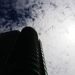 Low angle view of tower against sky